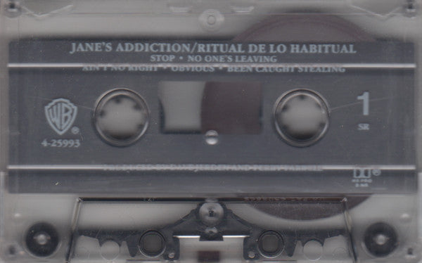 Jane's Addiction - Ritual De Lo Habitual (CASSETTE) | Very Good Plus (VG+) Excellent (EX)