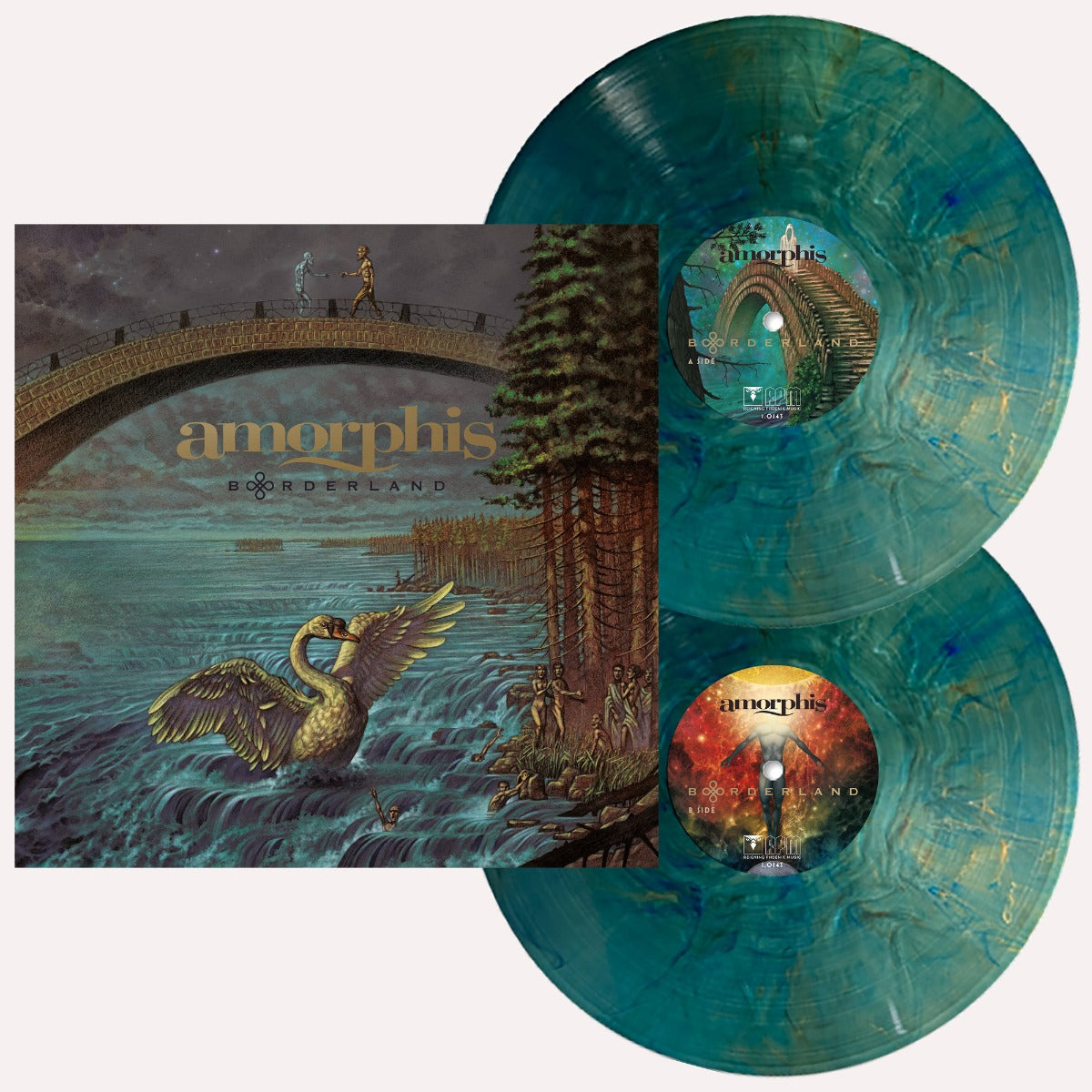 Borderland (IEX 2x GREEN/BLUE MARBLED VINYL) | Mint (M) Mint (M)