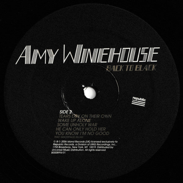 Amy Winehouse - Back To Black | Mint (M) Mint (M)