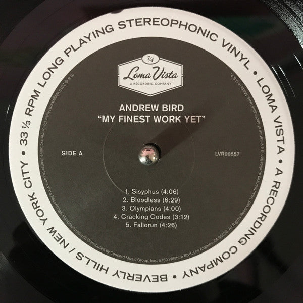 Andrew Bird - My Finest Work Yet | Mint (M) Mint (M)