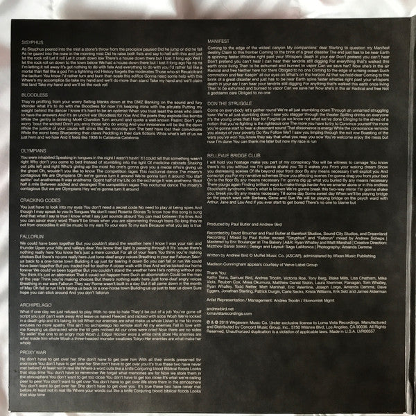 Andrew Bird - My Finest Work Yet | Mint (M) Mint (M)