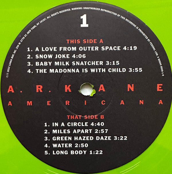 A.R. Kane - Americana | Mint (M) Mint (M)