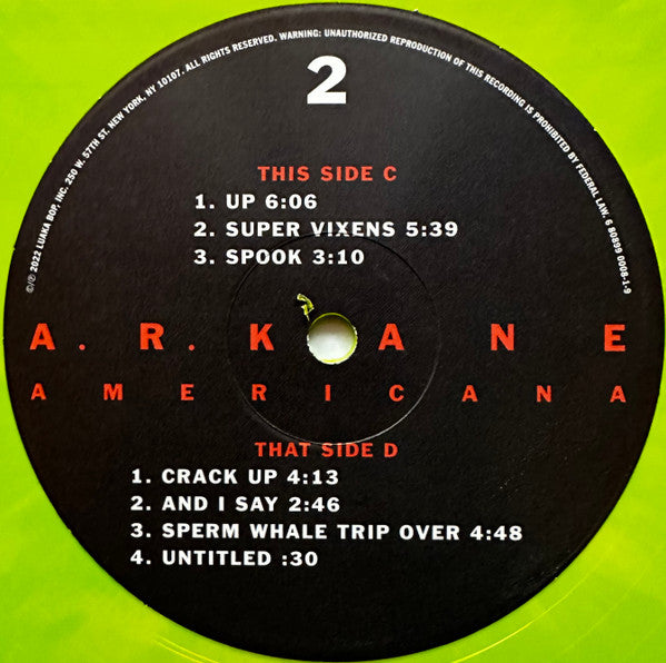 A.R. Kane - Americana | Mint (M) Mint (M)