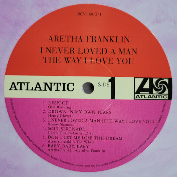 I Never Loved A Man The Way I Love You (COLOR VMP VINYL) | Mint (M) Mint (M)