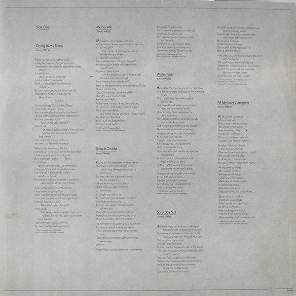 Watermark | Very Good Plus (VG+) Very Good Plus (VG+)