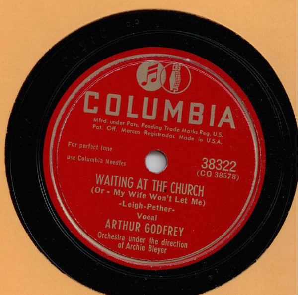 Waiting At The Church (Or - My Wife Won't Let Me) / Take 'Em To The Door (That's All There Is, There Ain't No More Blues) | Very Good (VG) Generic