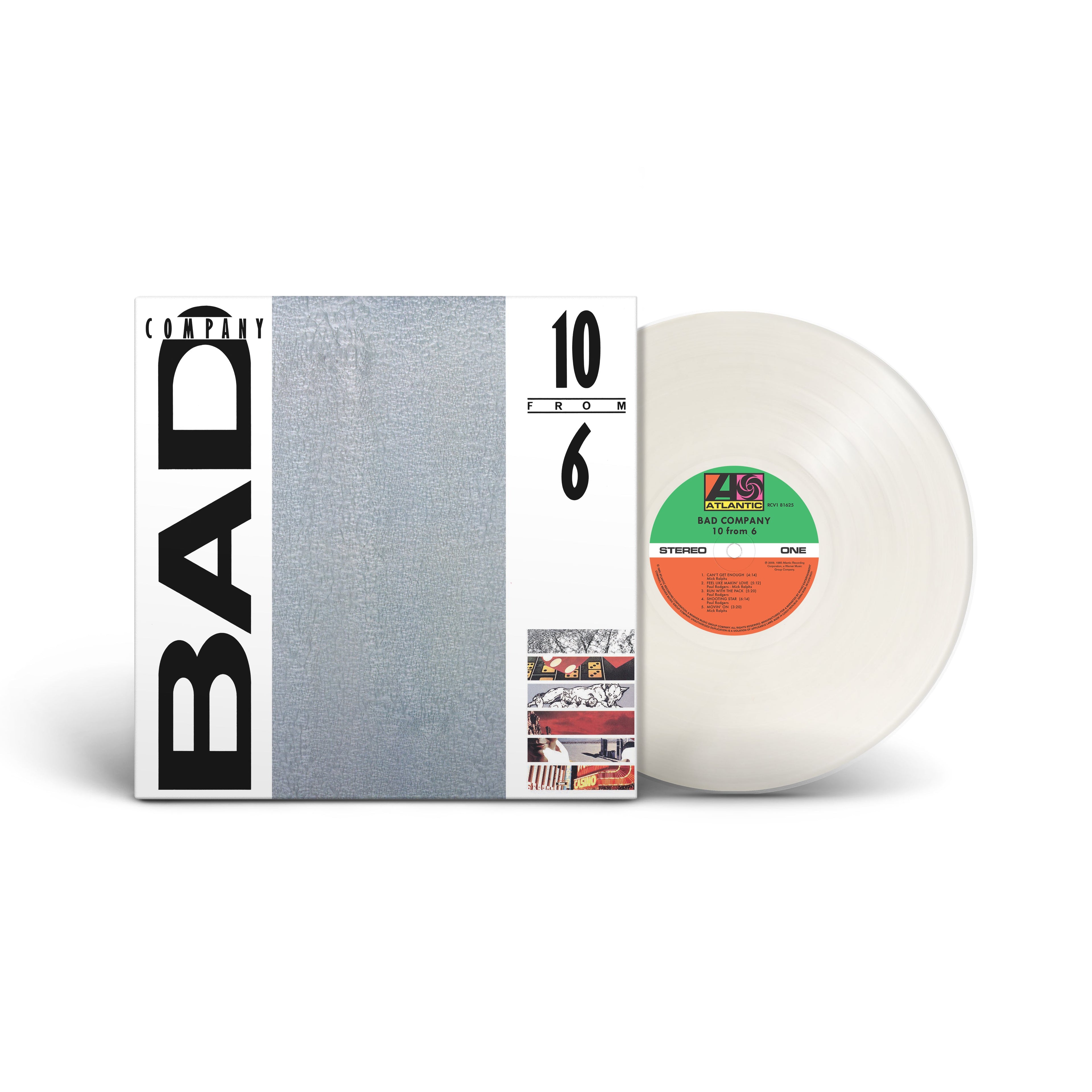 Bad Company - 10 From 6 (ROCKTOBER Clear Vinyl) | Mint (M) Mint (M)