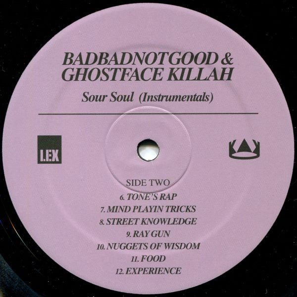 BadBadNotGood & Ghostface Killah Sour Soul (Instrumentals) Lex Records LP, Album, Ltd Mint (M) Mint (M)
