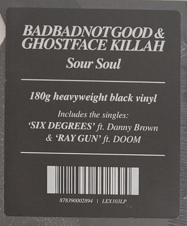 BadBadNotGood & Ghostface Killah - Sour Soul | Mint (M) Mint (M)