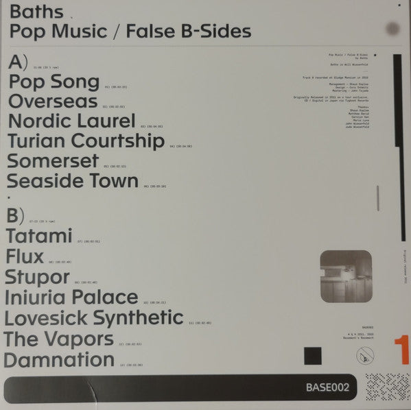 Pop Music / False B-Sides | Mint (M) Mint (M)