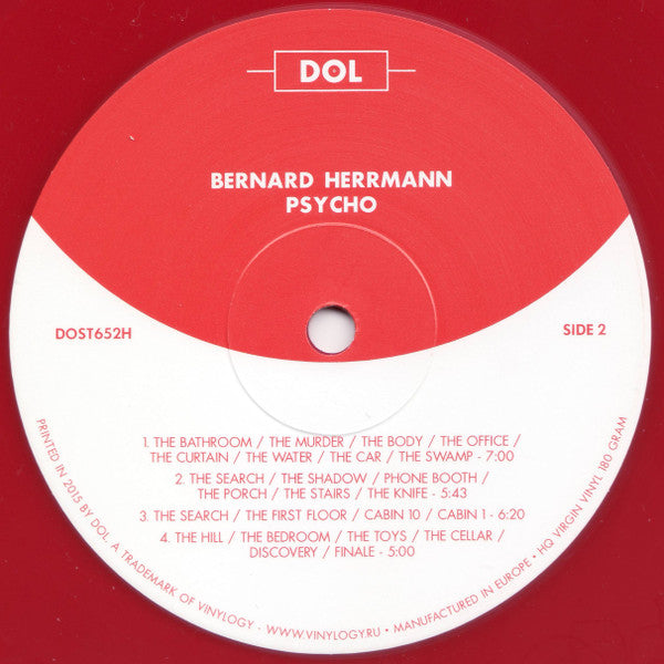 Bernard Herrmann - Psycho (The Original Film Score) (RED VINYL) | Mint (M) Mint (M)