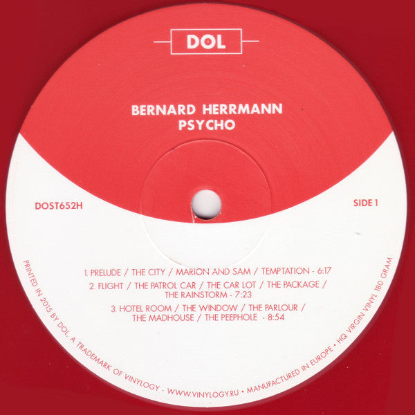 Bernard Herrmann - Psycho (The Original Film Score) (RED VINYL) | Mint (M) Mint (M)