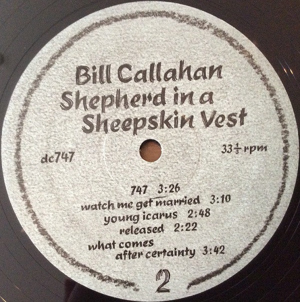 Bill Callahan Shepherd In A Sheepskin Vest Drag City 2xLP, Album Mint (M) Mint (M)