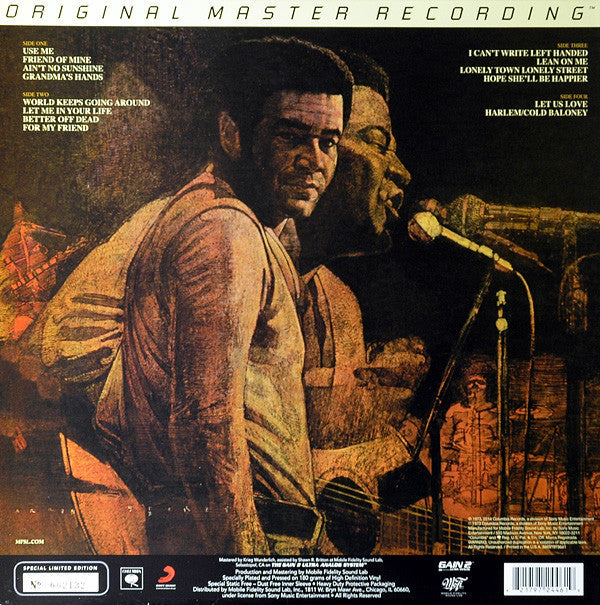 Bill Withers Live At Carnegie Hall (2xVINYL MFSL) | Mint (M) Mint (M)