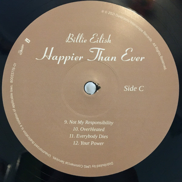 Billie Eilish - Happier Than Ever | Mint (M) Mint (M)