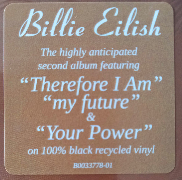 Billie Eilish - Happier Than Ever | Mint (M) Mint (M)