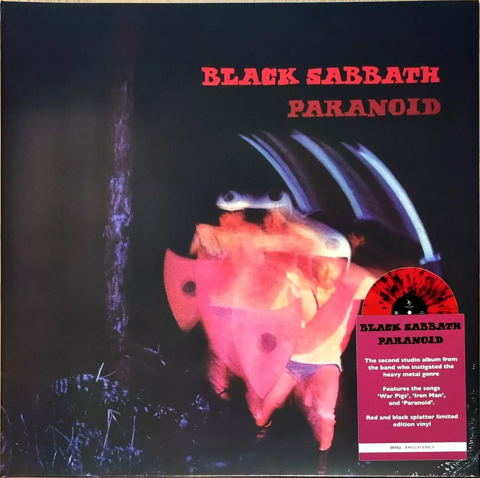 Paranoid (Limited Edition, Red & Black Splatter Colored Vinyl) [Import] |