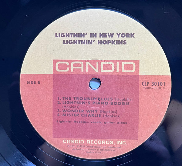 Lightnin' In New York | Mint (M) Mint (M)