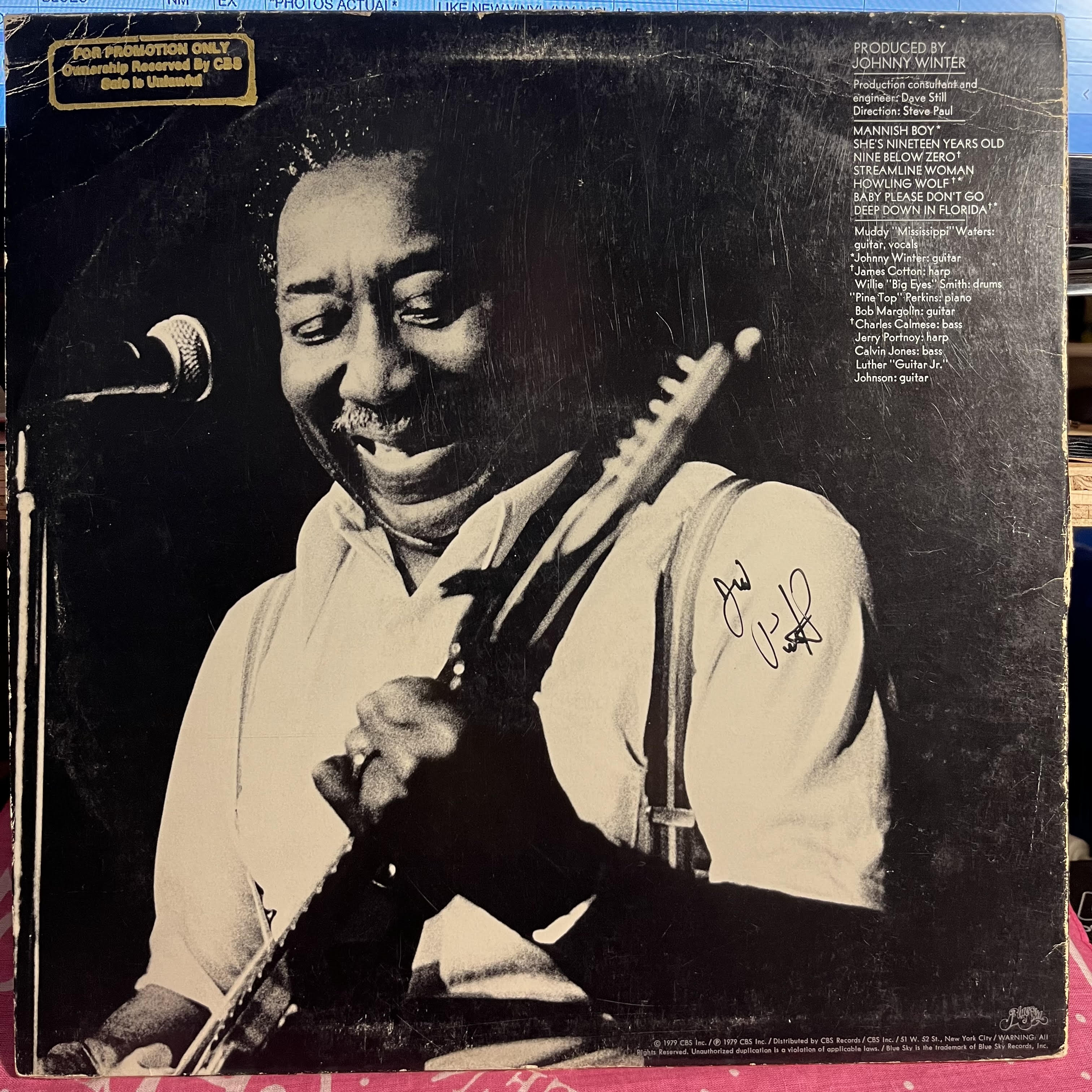 Muddy Waters - Muddy "Mississippi" Waters Live *SIGNED/PROMO* |