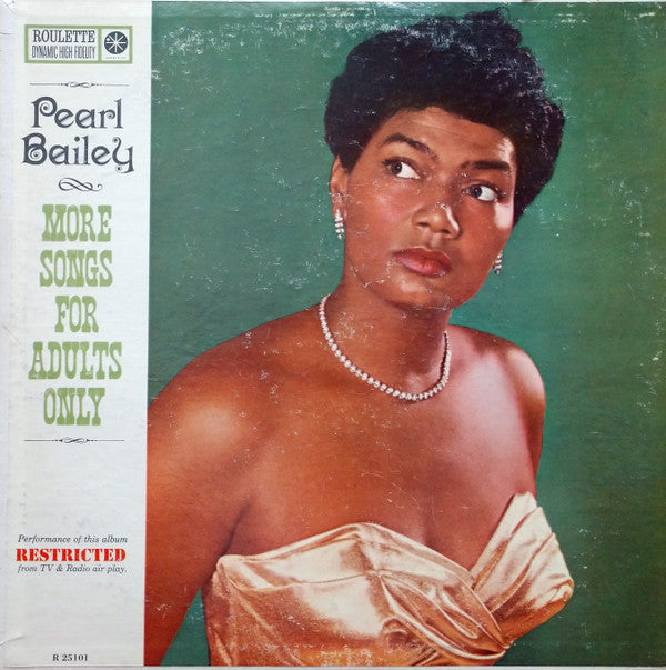 Pearl Bailey - More Songs For Adults Only | Excellent (EX) Very Good Plus (VG+)