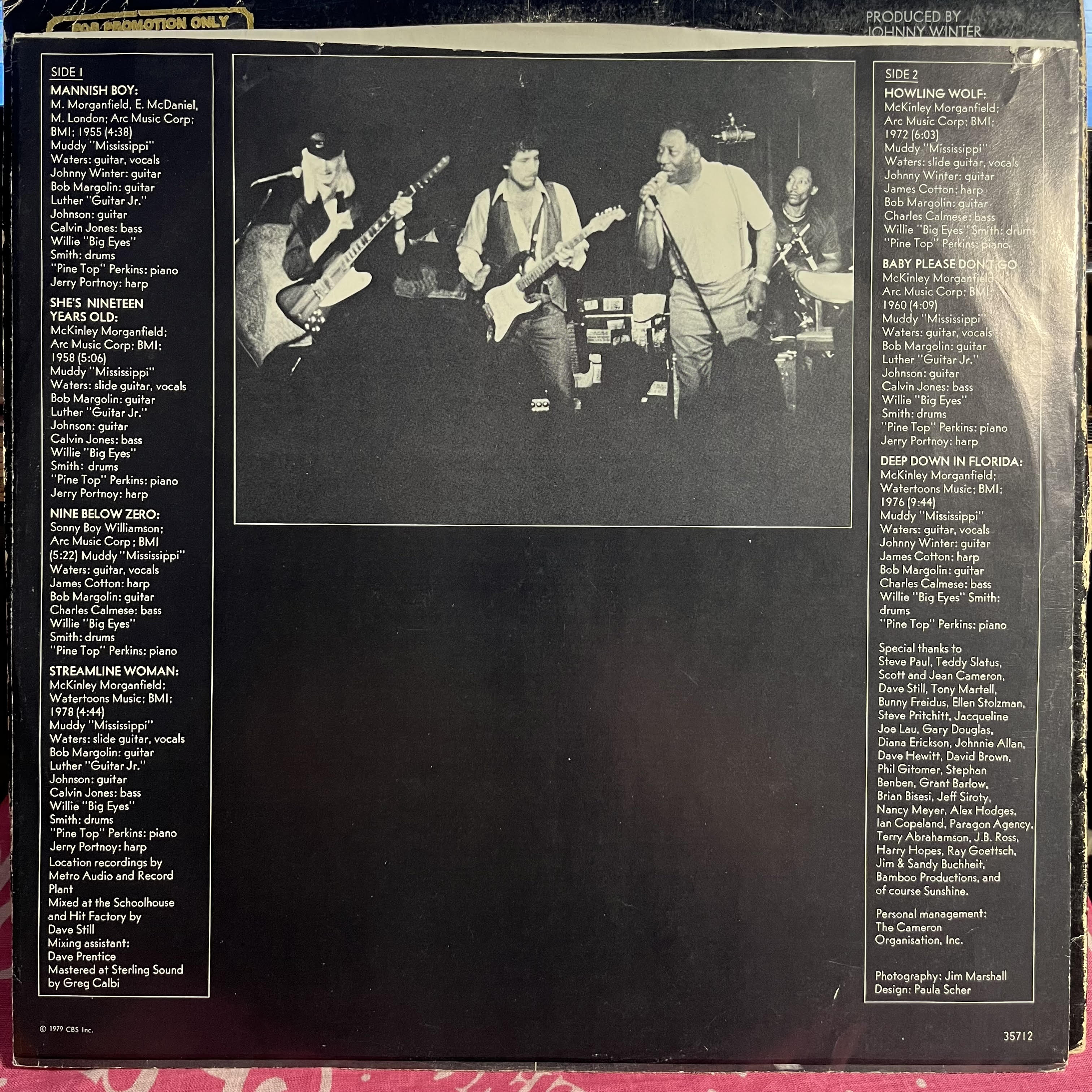 Muddy Waters - Muddy "Mississippi" Waters Live *SIGNED/PROMO* |
