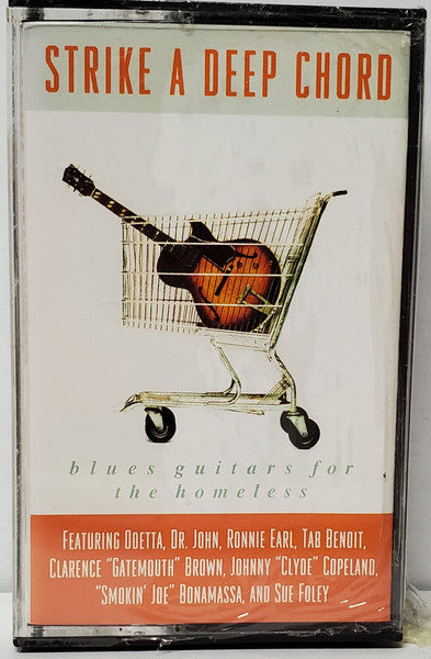 Various - Strike A Deep Chord: Blues Guitars For The Homeless (CASS) | Excellent+ (EX+) Excellent+ (EX+)