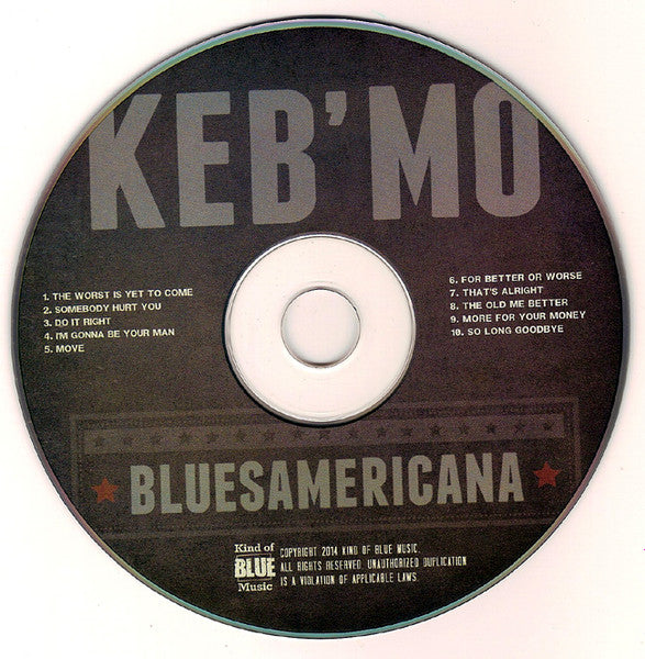 Keb' Mo' - Bluesamericana (CD) | Excellent+ (EX+) Excellent (EX)