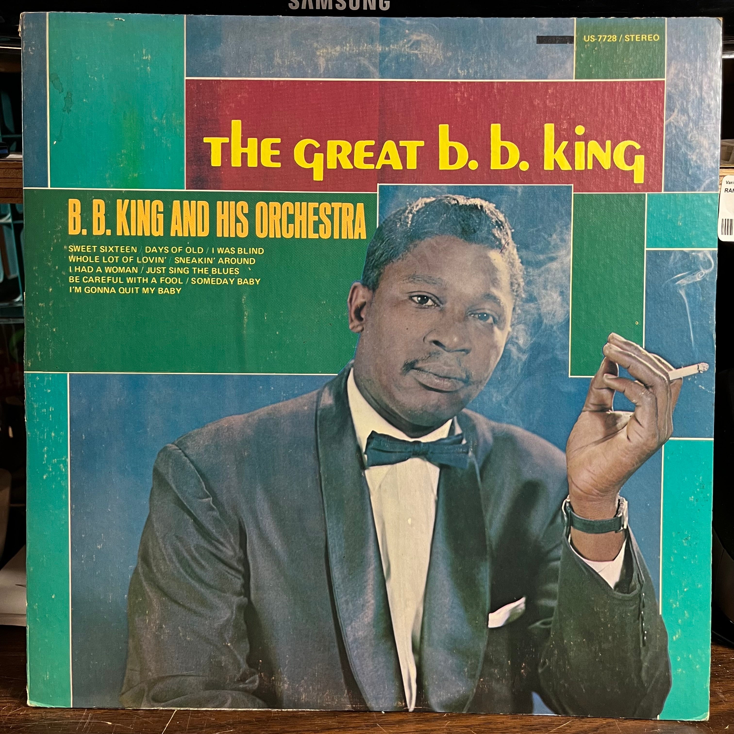 B.B. King Orchestra - The Great B. B. King (VINYL) | Excellent (EX) Very Good Plus (VG+)