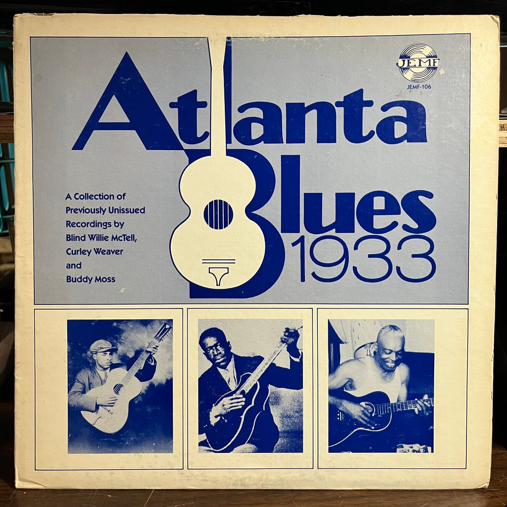 Blind Willie McTell - Atlanta Blues 1933 (VINYL) | Excellent (EX) Very Good Plus (VG+)