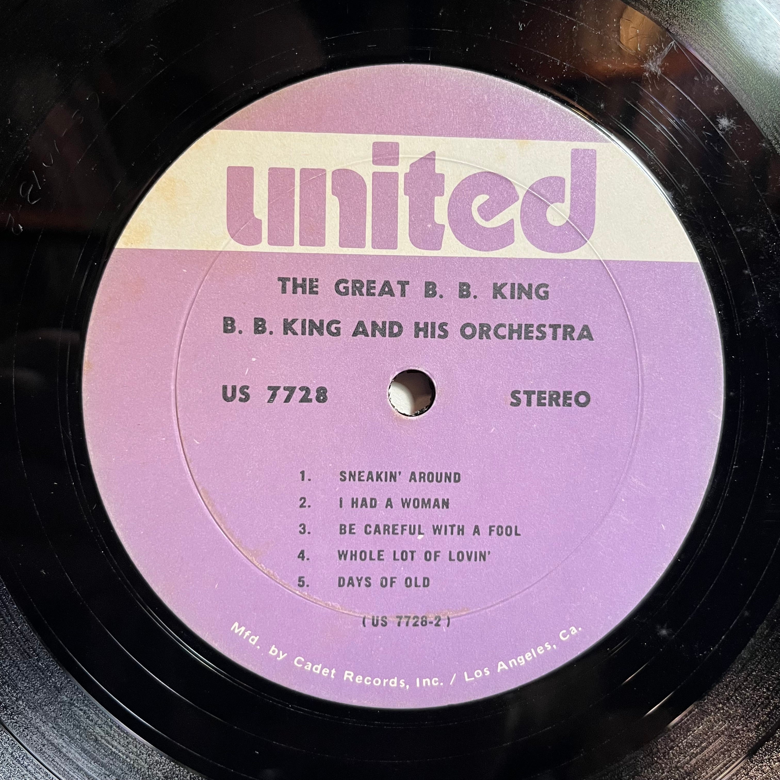 B.B. King Orchestra - The Great B. B. King (VINYL) | Excellent (EX) Very Good Plus (VG+)