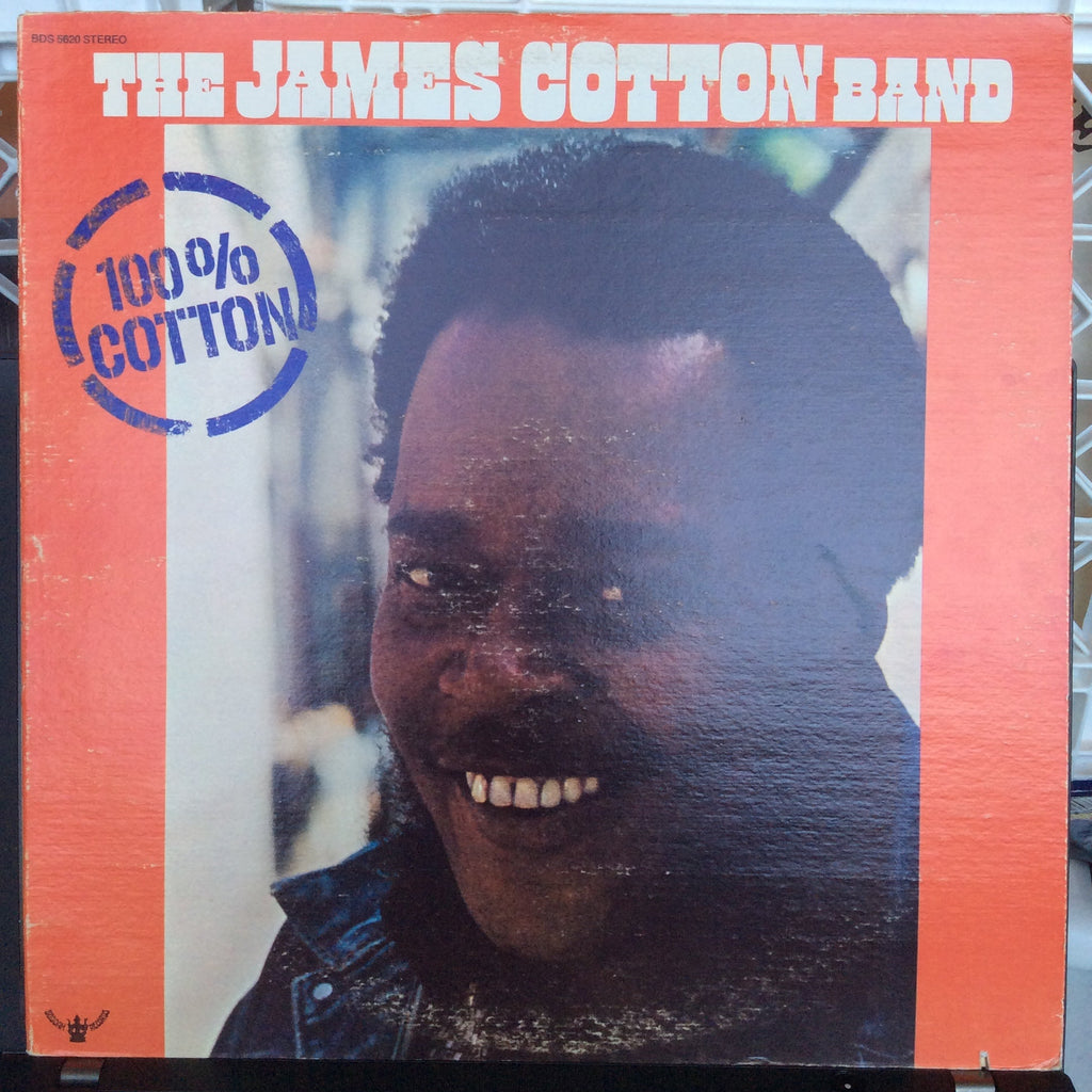 The James Cotton Band - 100% Cotton (VINYL) | Near Mint- (NM-) Very Good Plus (VG+)