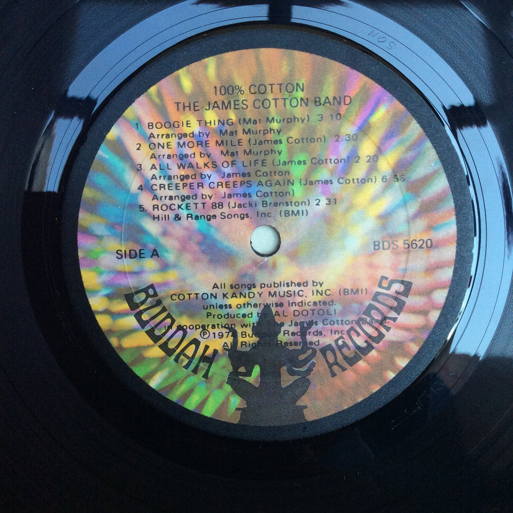 The James Cotton Band - 100% Cotton (VINYL) | Near Mint- (NM-) Very Good Plus (VG+)