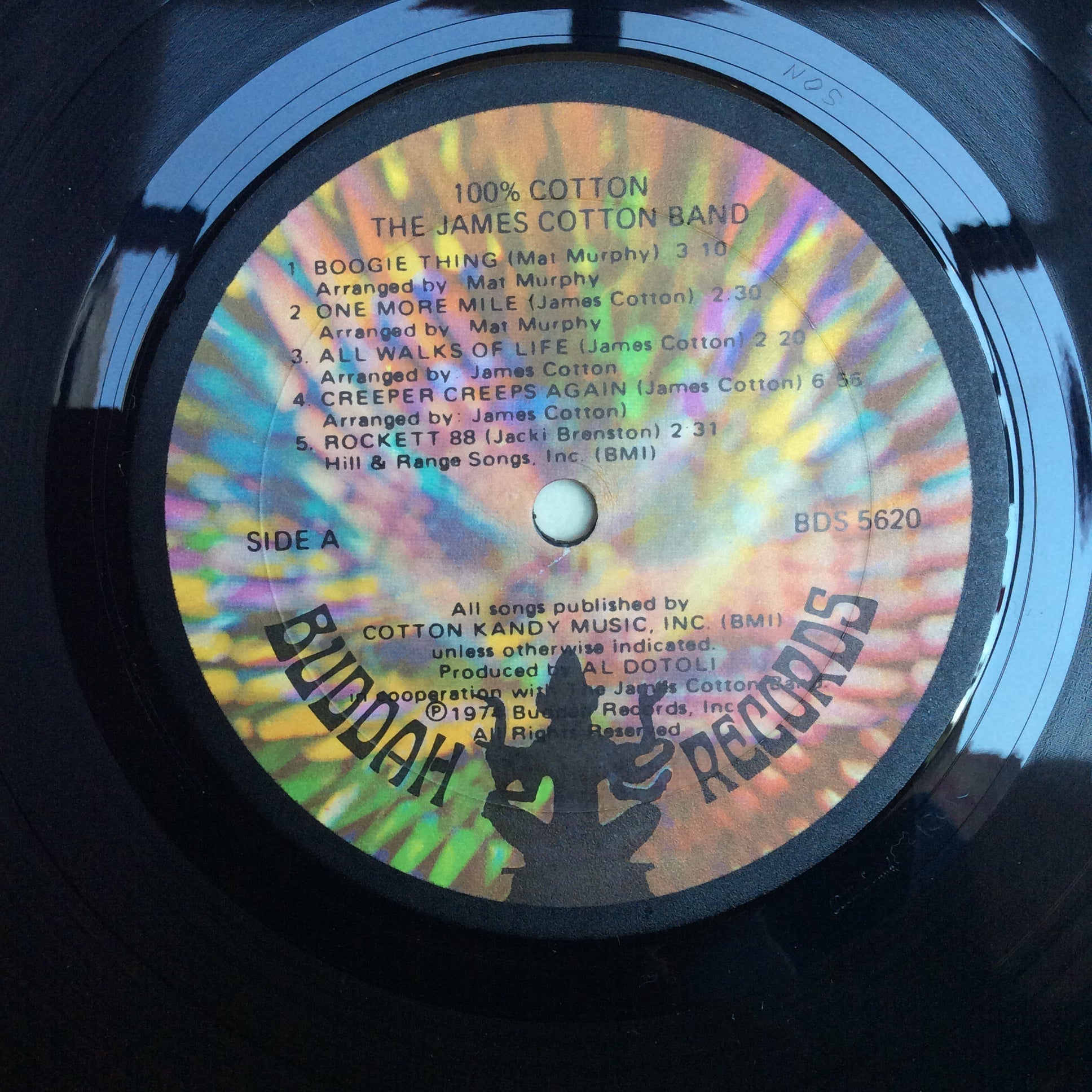 The James Cotton Band - 100% Cotton (VINYL) | Near Mint- (NM-) Very Good Plus (VG+)