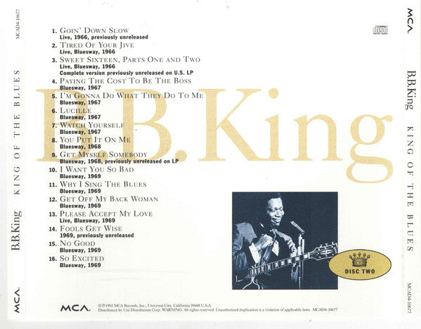 B.B. King - King Of The Blues (4xCD BOX) | Near Mint (NM) Excellent+ (EX+)