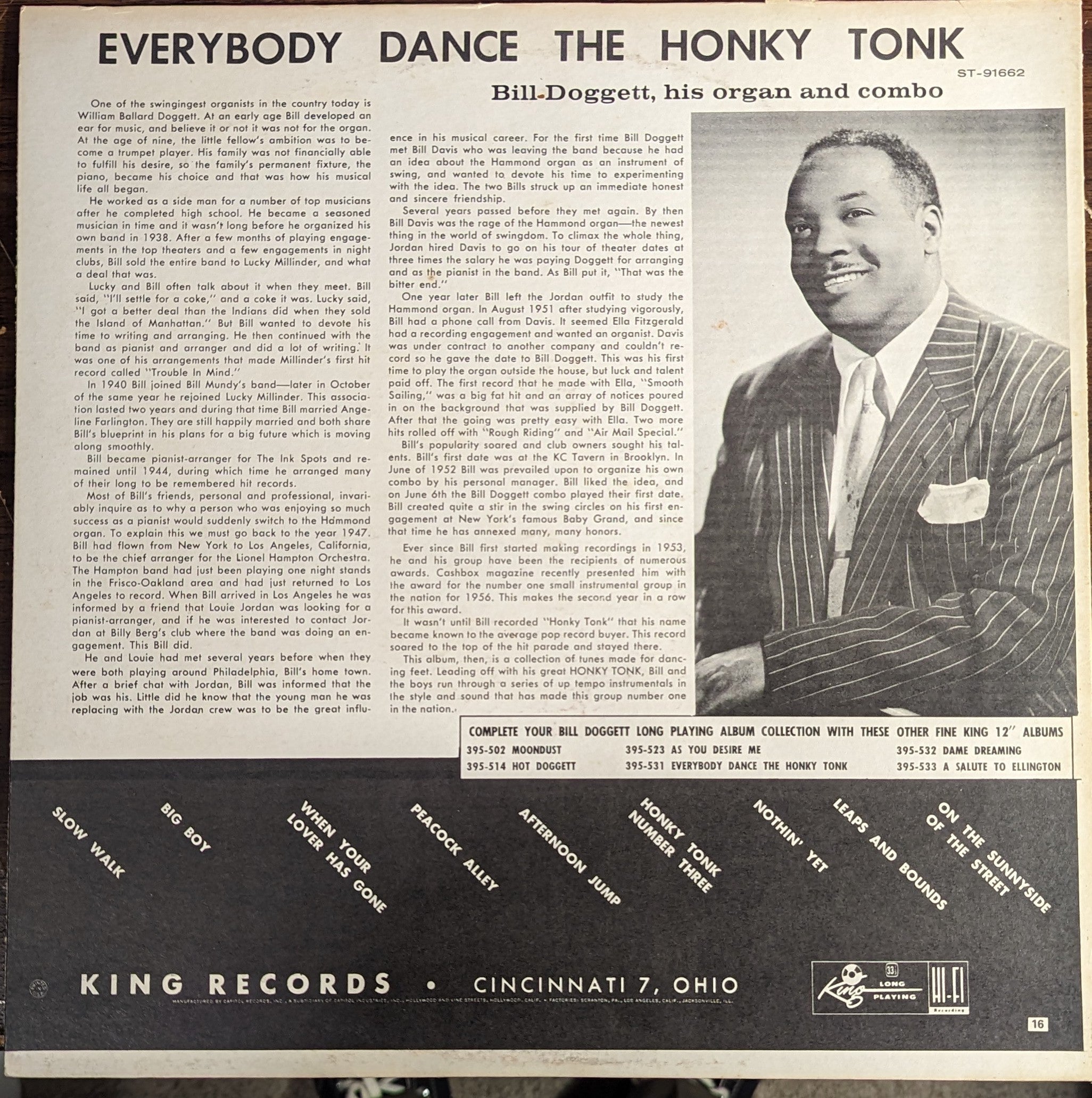 Bill Doggett - Everybody Dance The Honky Tonk *CLUB* | Near Mint (NM) Near Mint (NM)