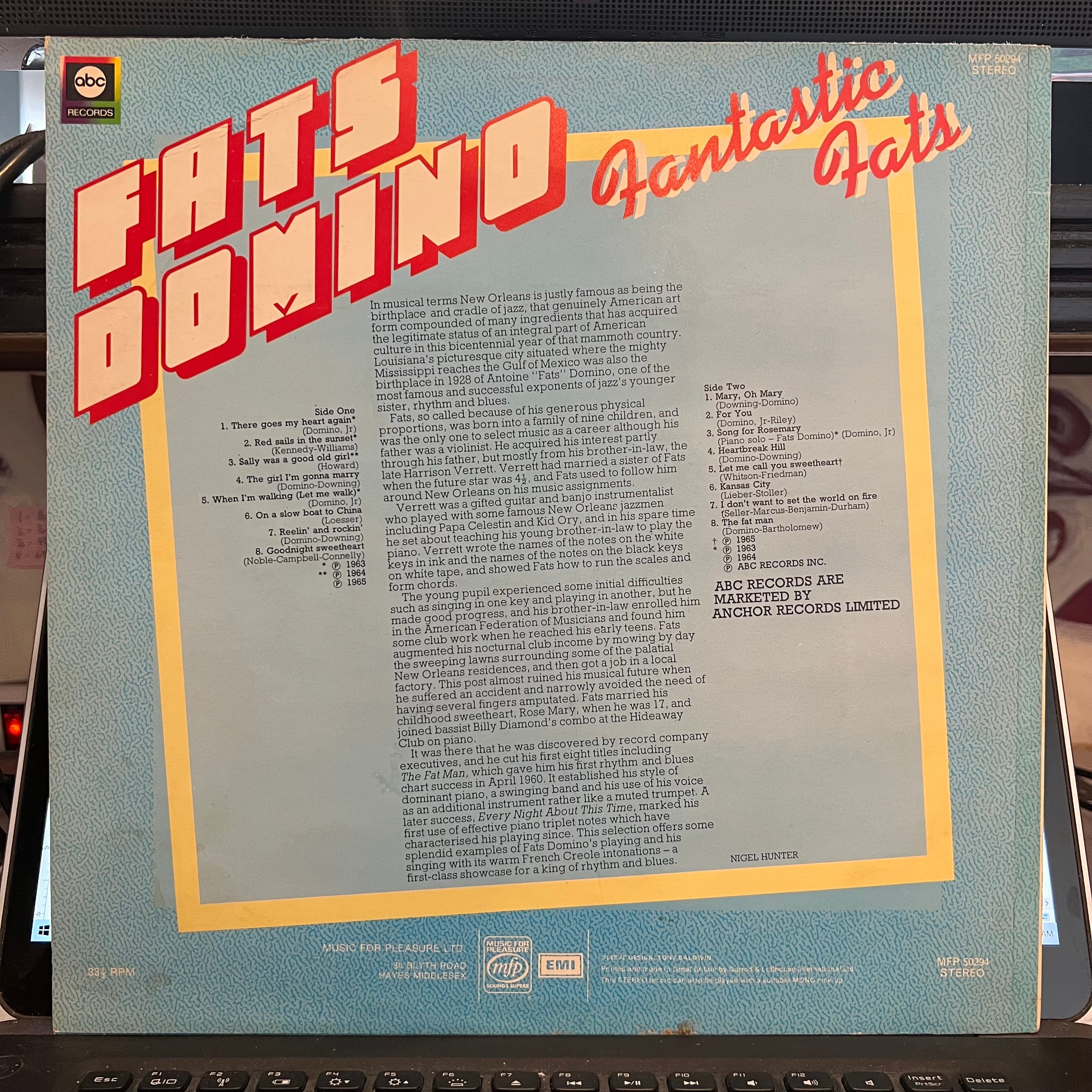 Fats Domino - Fantastic Fats | Near Mint (NM) Near Mint (NM)