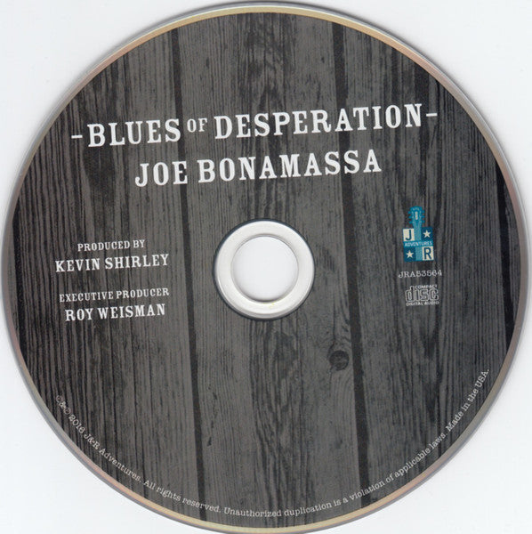 Joe Bonamassa - Blues Of Desperation (CD) | Near Mint (NM) Near Mint (NM)