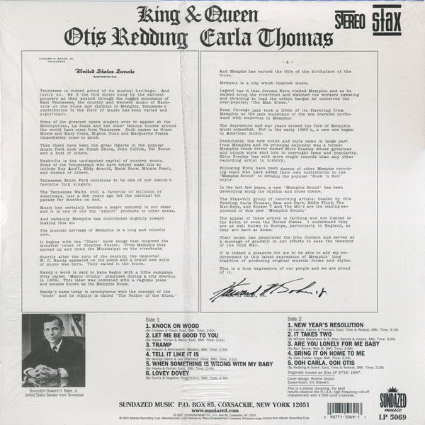 Otis Redding - King & Queen (VINYL) | Near Mint (NM) Near Mint (NM)