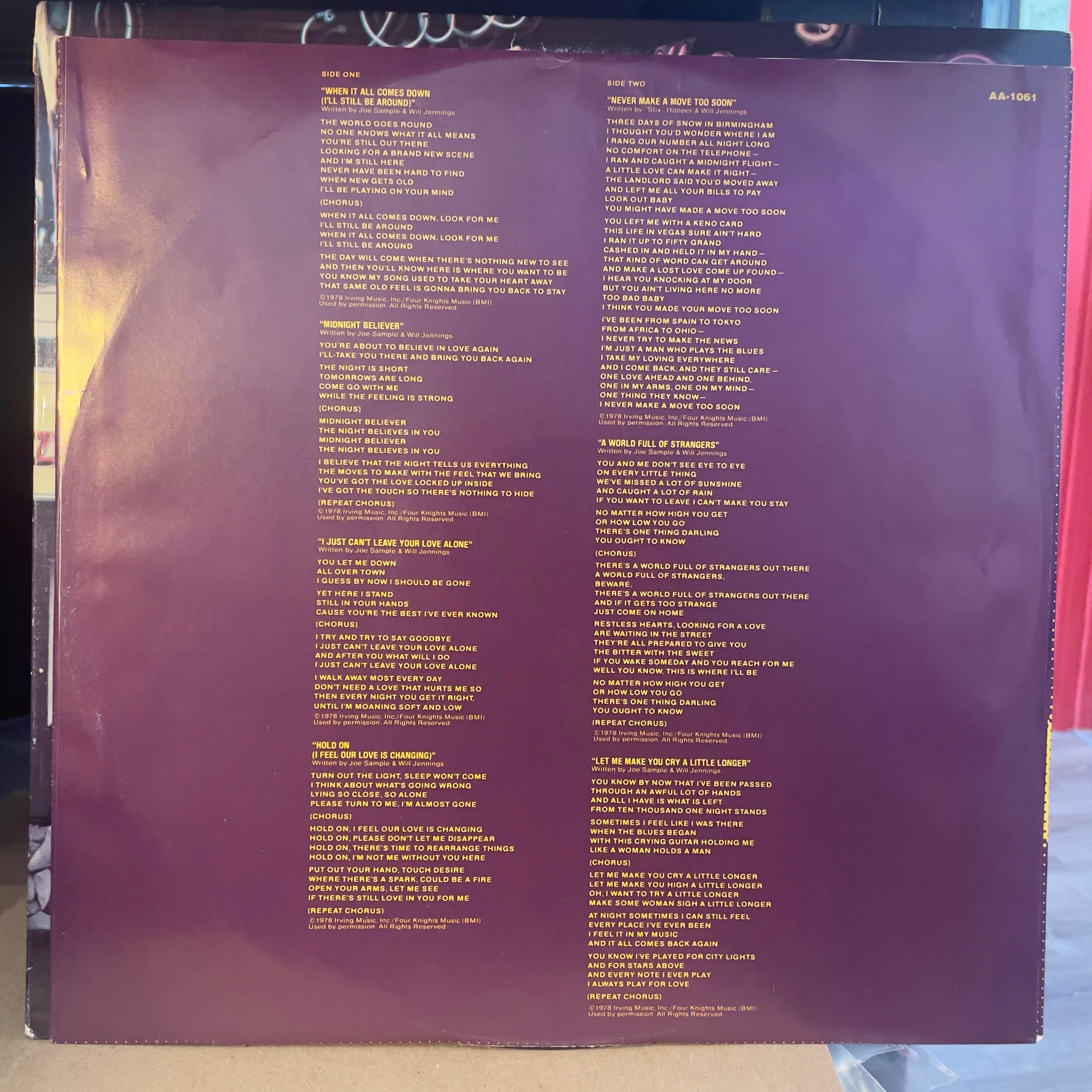 B.B. King - Midnight Believer (VINYL) | Very Good Plus (VG+) Excellent (EX)
