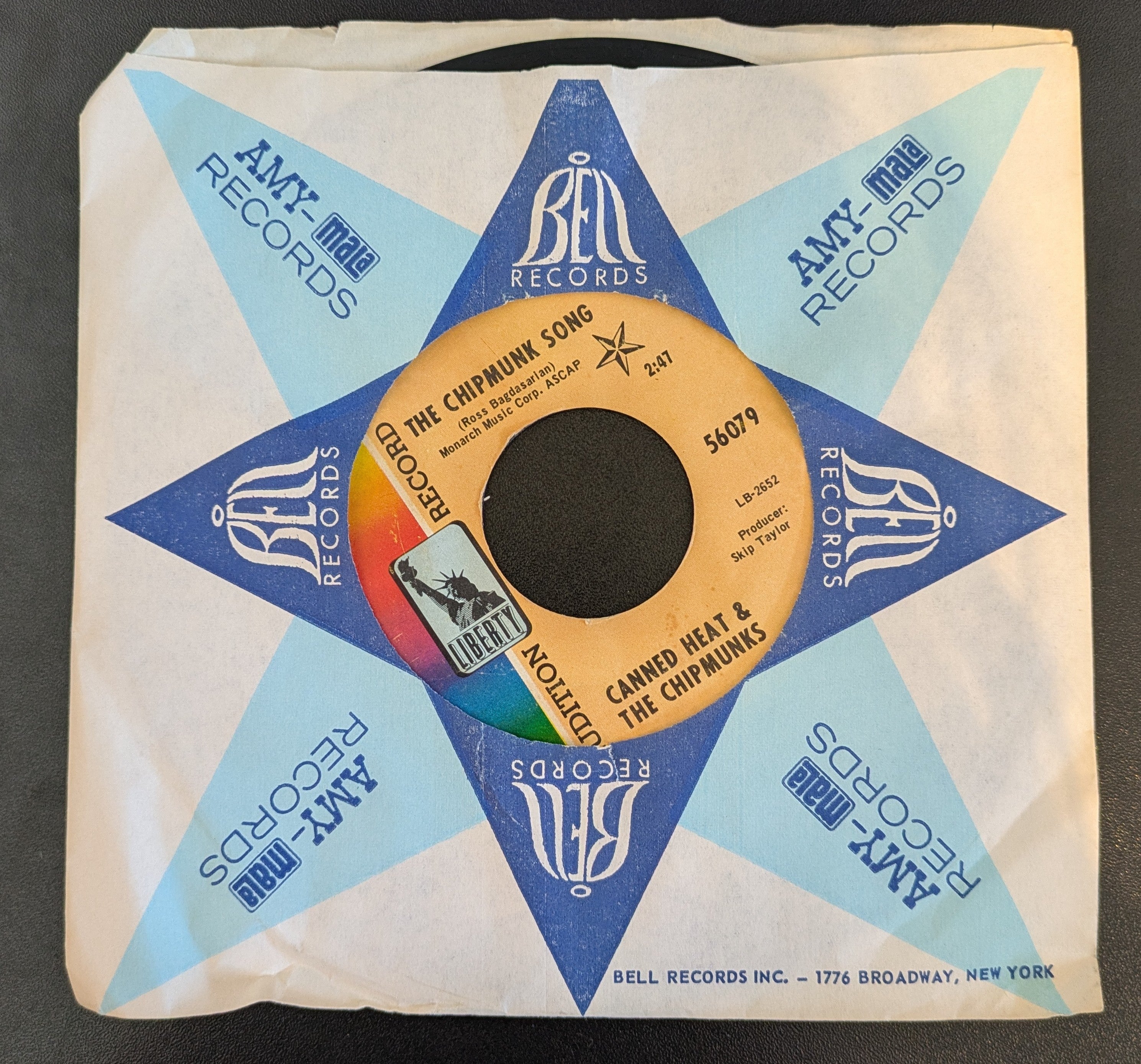 Canned Heat - The Chipmunk Song / Christmas Blues (7" VINYL) | Very Good Plus (VG+) Generic