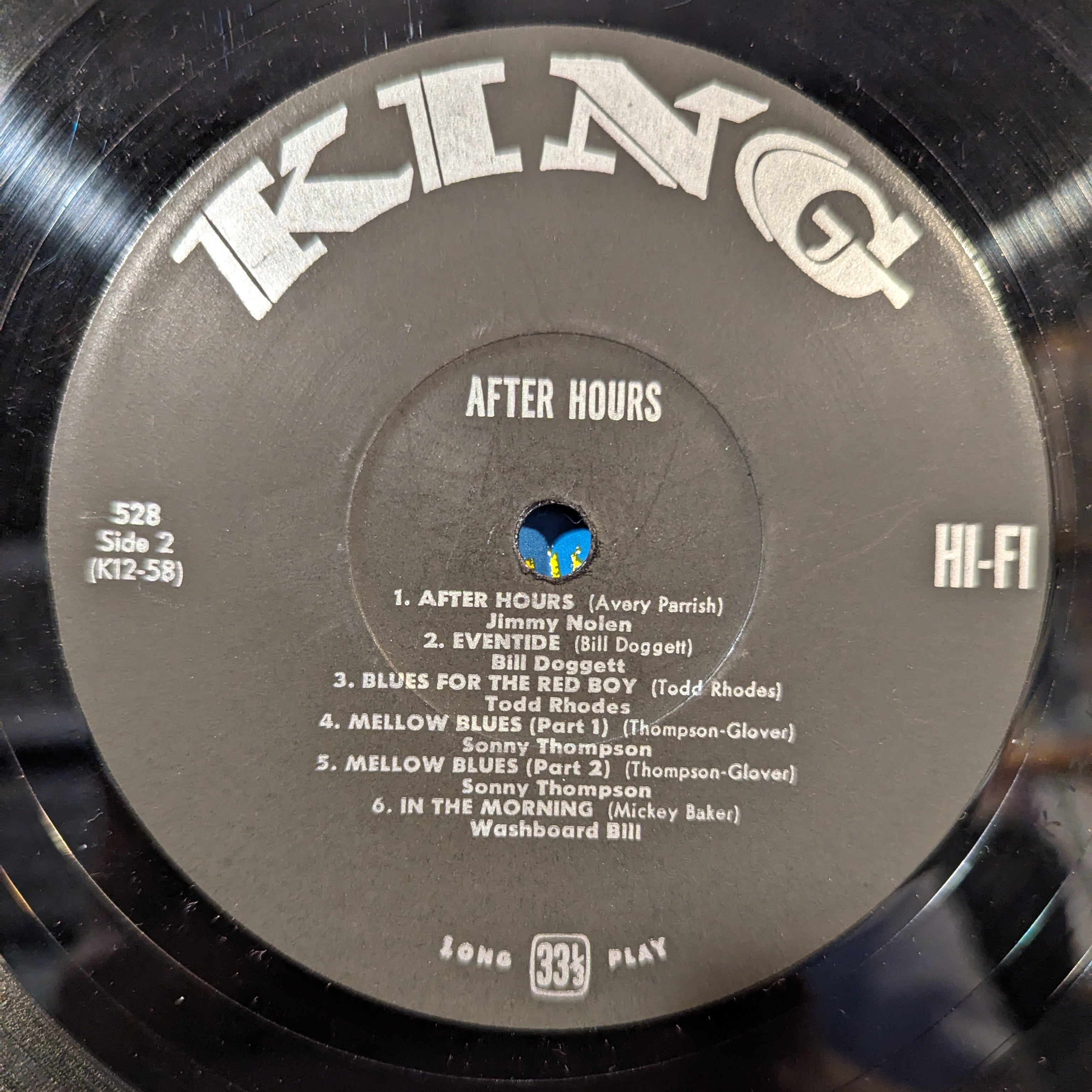Various - After Hours *MONO* | Very Good (VG) Good Plus (G+)