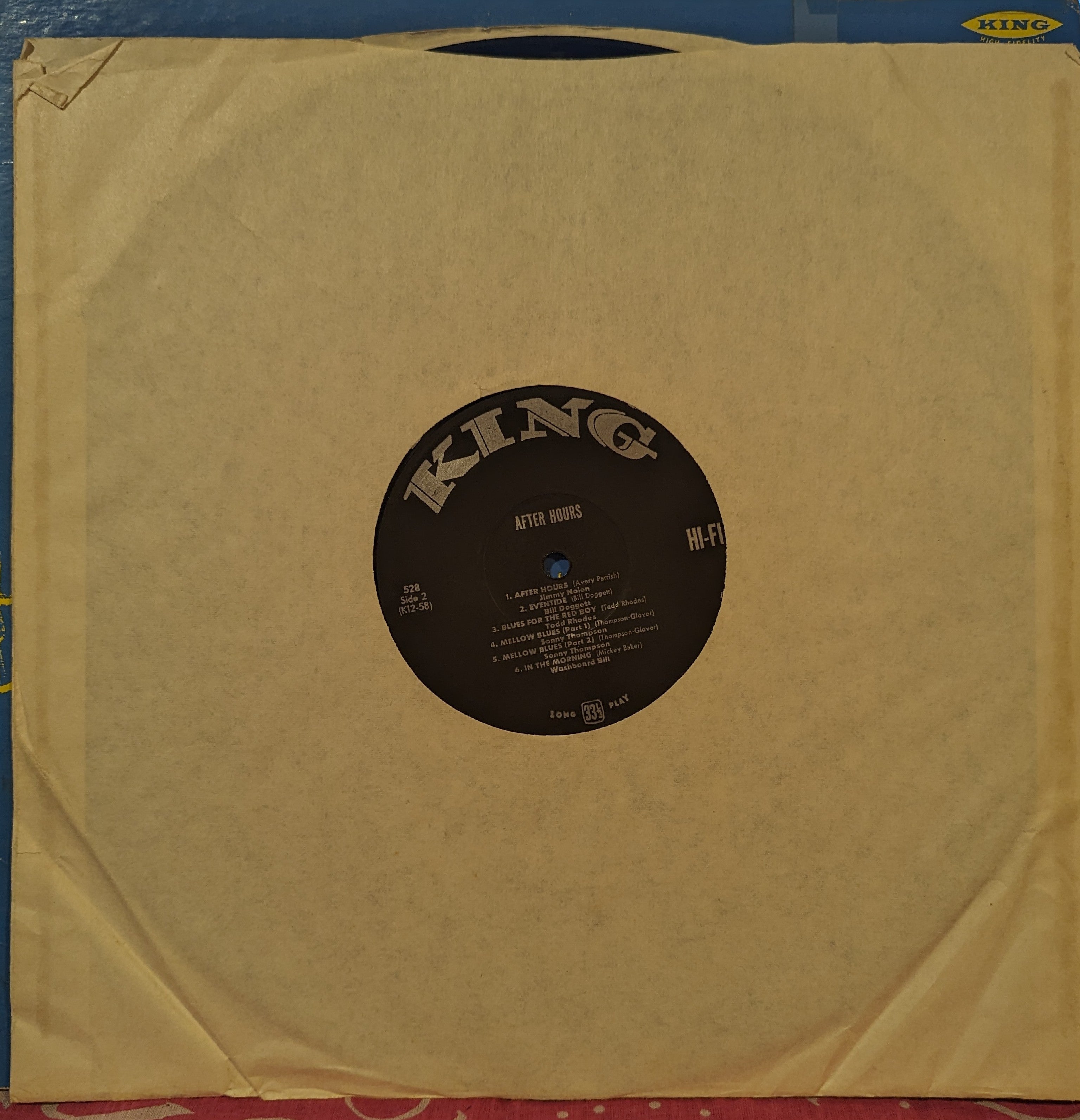 Various - After Hours *MONO* | Very Good (VG) Good Plus (G+)