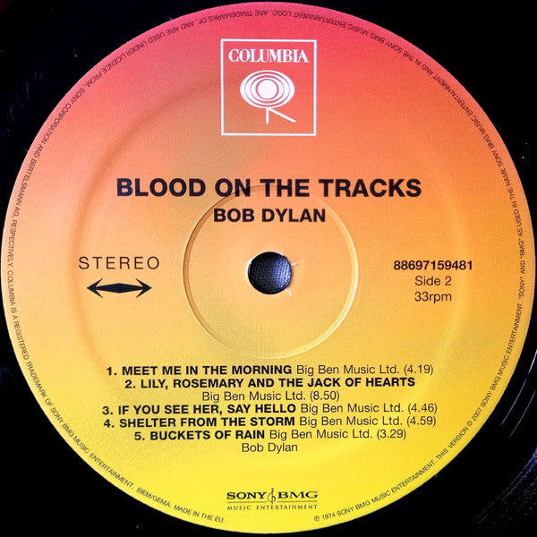 Blood On The Tracks | Mint (M) Mint (M)