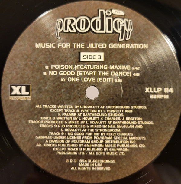 The Prodigy - Music For The Jilted Generation | Mint (M) Mint (M)