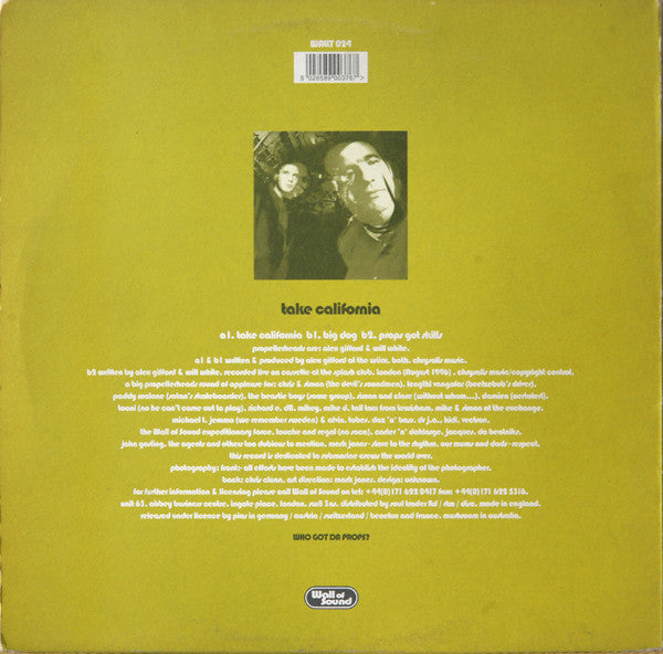 Propellerheads - Take California | Excellent (EX) Near Mint (NM)
