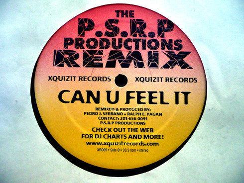 DJ Chris Gallagher - Can U Feel It | Excellent (EX) Generic