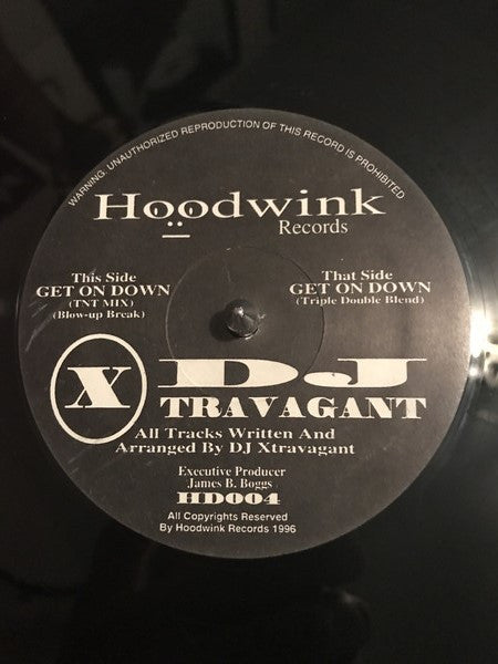 DJ Xtravagant - Get On Down | Excellent (EX) Generic