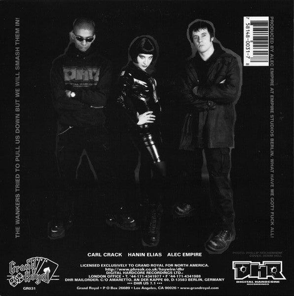 Atari Teenage Riot - Deutschland Has Gotta Die! / Riot 1996 (7") | Near Mint (NM) Near Mint (NM)