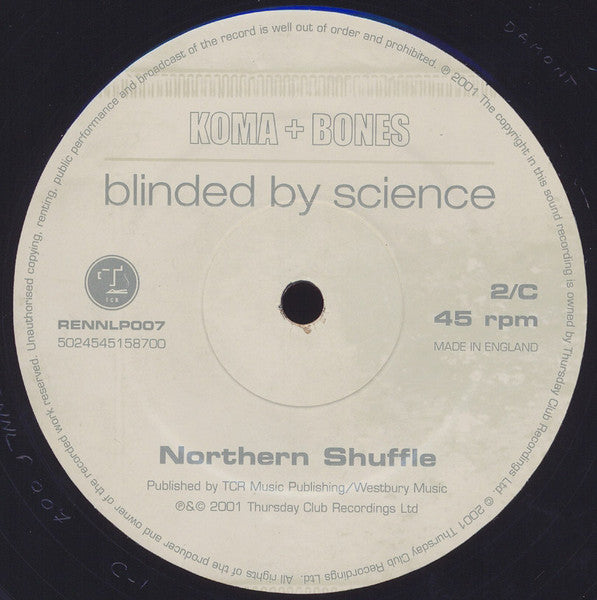 Koma & Bones - Blinded By Science (2xVINYL / RECORDS 2&3 ONLY) | Near Mint (NM or M-) Generic