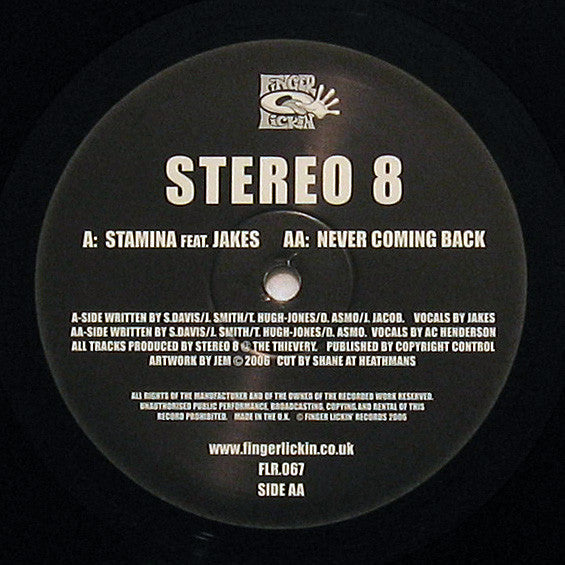 Stereo 8 - Stamina / Never Coming Back | Near Mint (NM) Near Mint (NM)